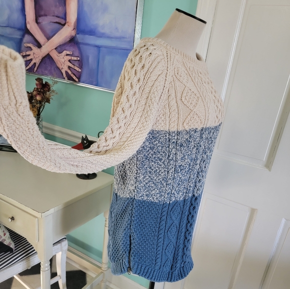 L.L. Bean "Signature" Fishermans Sweater - Picture 6 of 12